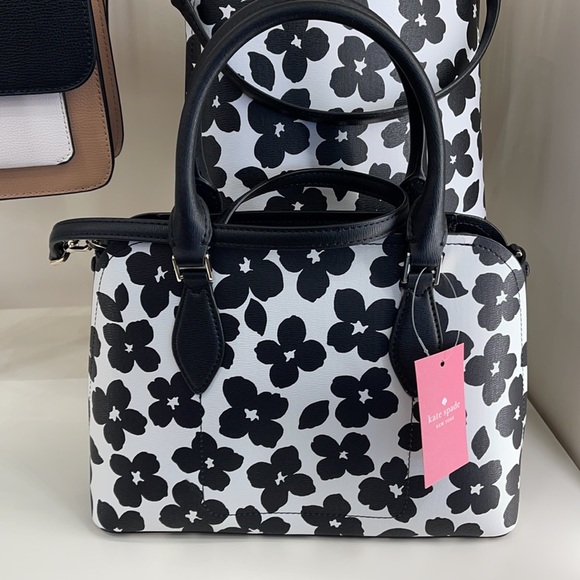 Kate Spade darcy graphic blooms small satchel - Picture 5 of 13